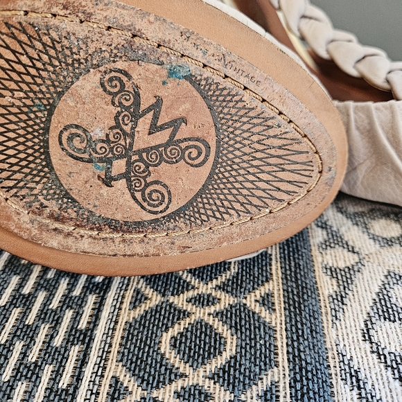 Modern Vintage gray braided heels - Picture 5 of 9